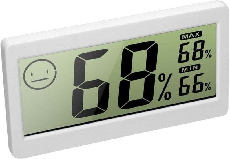 Digitales Thermometer-Hygrometer, elektronisches Thermo-Hygrometer für den Hausgebrauch mit LCD-Bildschirm, Temperatur- ...
