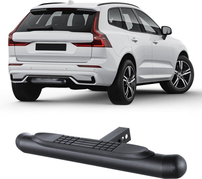 VEVOR Anhängerkupplungsstufe 50,8 mm Empfänger, robuste Stahlkonstruktion mit 158,7 kg Tragkraft, Heckstoßstangenschutz ...