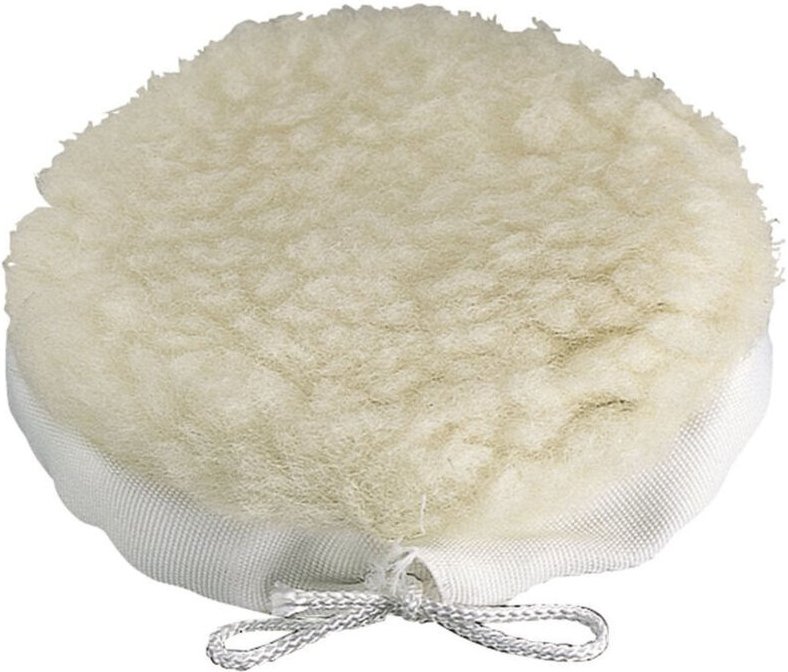 Polierhaube ø 125 mm für Schleifteller, Lammwolle Autopflege - Wolfcraft