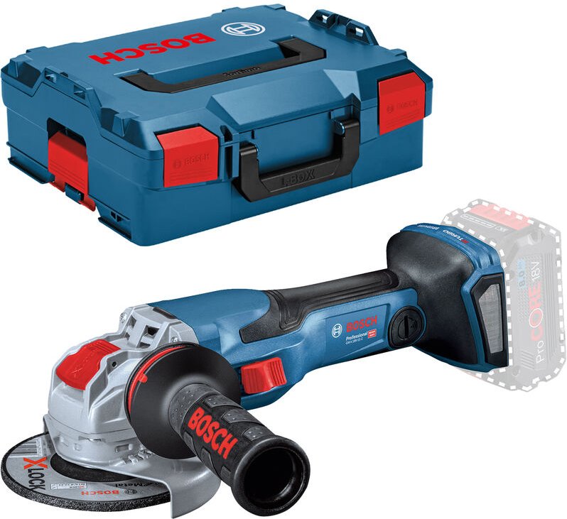 Bosch Akku-Winkelschleifer gwx 18V-15 c biturbo mit x-lock ohne Akku ohne Lader