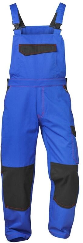 Gr .42 ANDERLECHT TWILL-LATZHOSE blau ANDERLECHT TWILL BIB TROUSERS