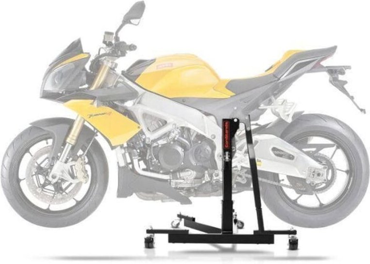 Zentralheber Motorrad - ConStands Power-Evo - Kompatibel mit Aprilia Tuono V4 1100 - Kapazität 300 kg - Leicht 17 kg