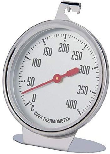 Memkey - Ofenthermometer, Temperaturanzeige, sofort ablesbares Thermometer, Edelstahlsonde, Haltezifferblatt, großes Kal...