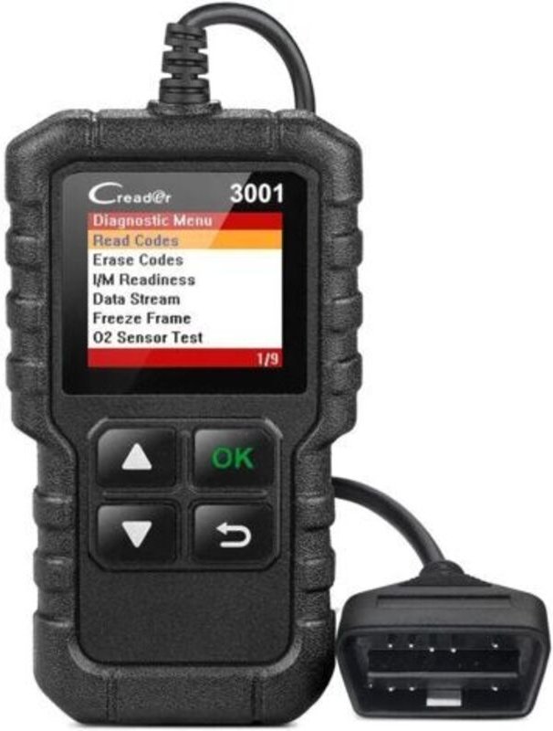 Aougo – LAUNCH Creader3001 OBD2-Scanner – Fahrzeugdiagnose für OBD-II-Fahrzeuge – Liest und löscht Fehlercodes – Live-Mo...