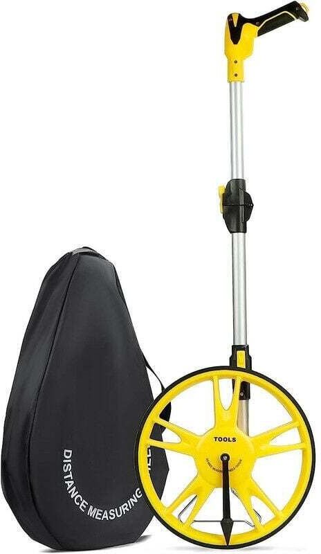 Roulette de Mesure Pliable de Précision avec Roue de Mesure de Distance 99.999,9 m Mesure Métrique des Roues et du Ruban...