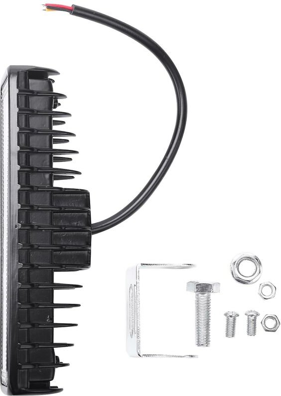 Woosien - 48w Strobe Flash Arbeitslicht led Lichtleiste Weiß Gelb für Offroad atv Suv Motorrad lkw Anhänger