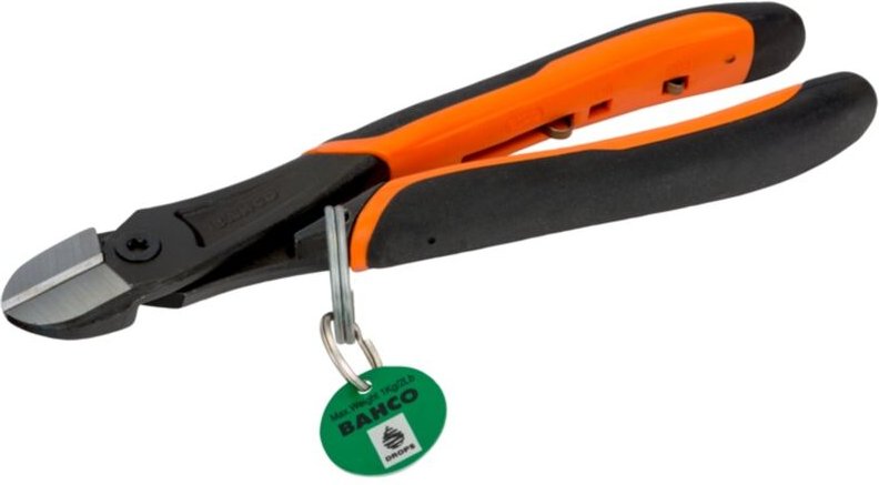 Bahco Besonders robuste ERGO Seitenschneider mit Feder und Sicherheitsring, 200 mm