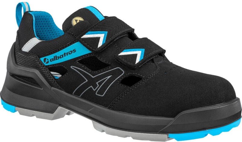 ALBATROS Sicherheitsschuh FORGE AIR LOW Größe 44 schwarz/blau ( 4300700804 )