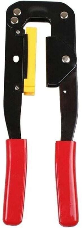 Professionelles IDC-Crimpwerkzeug, XU, 214 Kabelzange, Crimpwerkzeug für Computerkabel mit IDC-Flachkabelsteckern - KZQ