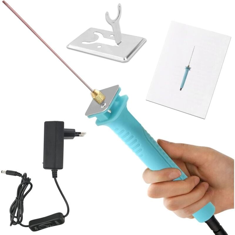 Professioneller Styroporschneider, 10 cm elektrische Schaumstoffschneidemaschine, Werkzeugset 100–240 V, 18 W, Bastelbed...