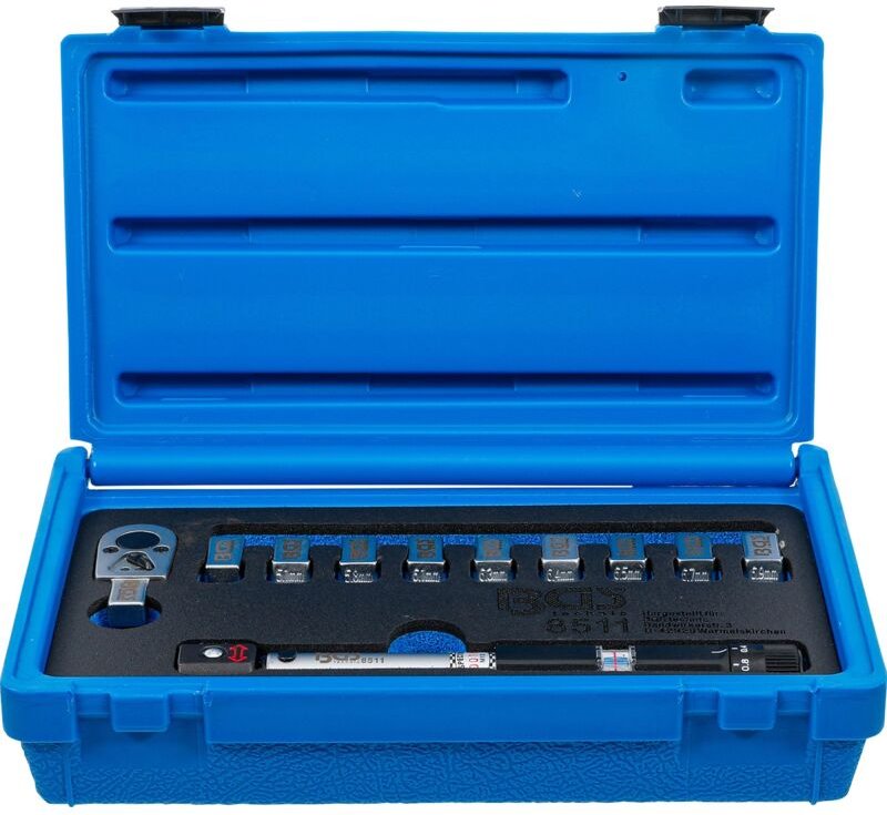 Bgs Technic - Drehmoment-Speichenschlüssel austauschbare Köpfe 3 - 15 Nm