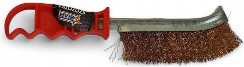 Messingdrahtbürste zur Reinigung von Grills, Felgen und Gewinden 130M