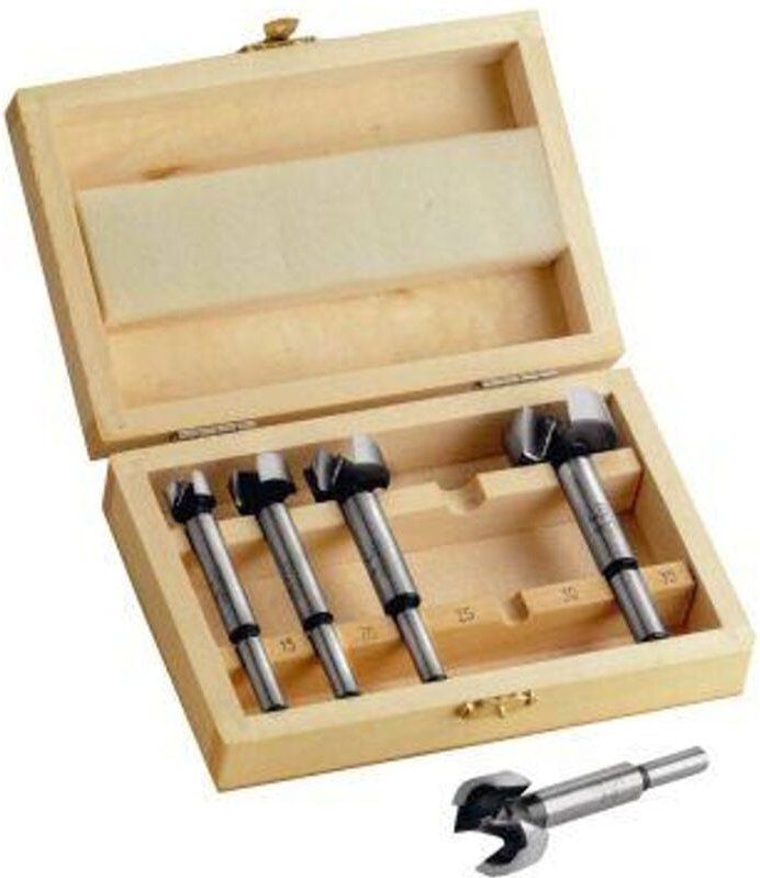 Forstnerbohrersatz 5-tlg. 15-35mm - Edessö