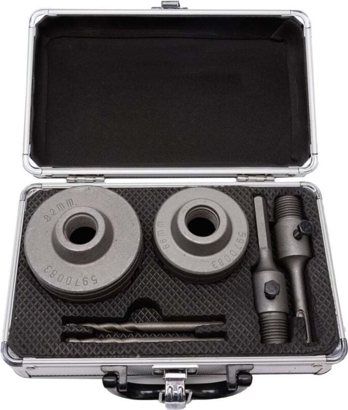 Trendline - Bohrkronensortiment 6 tlg 68 mm 82 mm Lochbohrer Lochsäge Dosenbohrer