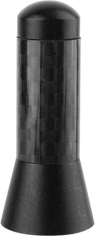 Universelle 3,5 cm kurze Kohlefaserantenne zum Anschrauben für Kleinwagen, Aluminiumantenne.