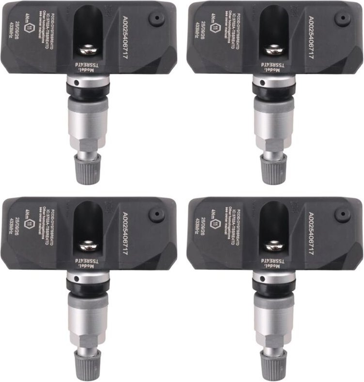 4 STÜCKE A0025406717 Reifendruckkontrollsensor für E350 E500 W211 E- 2006-2010 TPMS 433 MHz LHD