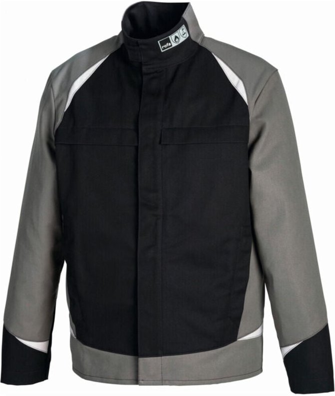 Rofa Schweißerschutz-Bundjacke Splash, dunkelanthrazit / grau, Konfektionsgröße DE: 98