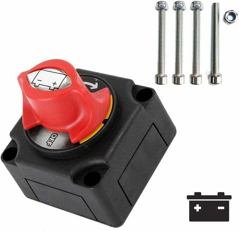 12–48-V-Batterietrennschalter – Batterietrennschalter – Trennschalter für Boote, Autos, kleine Yachten, Wohnmobile, Lkw,...