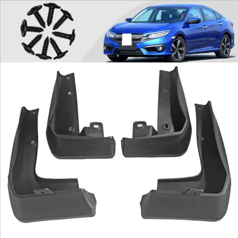 für 10Th 2016-2021 Auto SchmutzfäNger Schmutz FäNger Spritz Schutz KotflüGel KotflüGel Schmutz FäNger Vorderer Hinterer ...