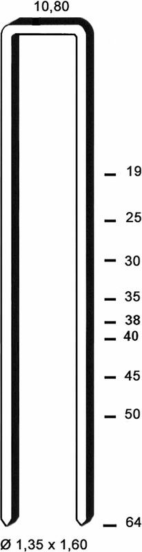 Klammern Type l 30 mm aus Stahldraht verzinkt (15600 Stück) - Alsafix