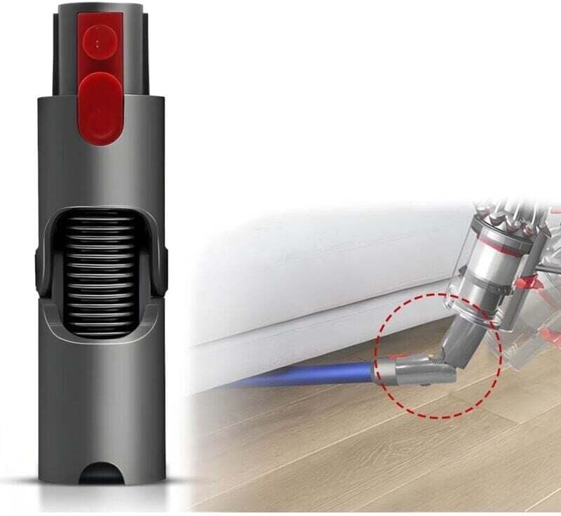 Schnellverschluss-Unteradapter kompatibel mit Dyson Staubsaugern V7, V8, V10 und V11, Kurzstreckenadapter, Ersatz-Oberad...