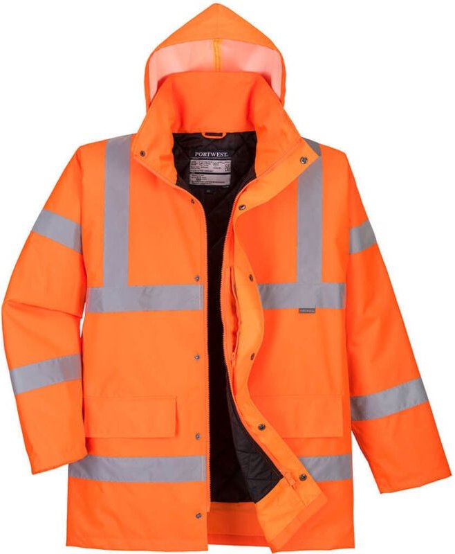 Thumbnail - Winterparka mit Kapuze Hi-Vis Verkehrsorange S