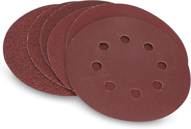 Schleifpapier-Schleifscheibe, 60 Stück, 125 mm Schleifscheiben für Kreisschleifer, Körnung Schleifpapier, P40/P60/P80/P1...