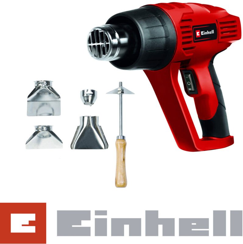 Heißluftpistole th-ha 2000/1 + Zubehör, 2 Heizstufen - Einhell