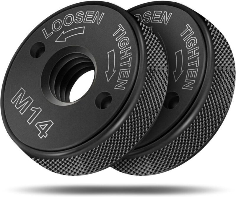 M14 Schnellspannmutter für Winkelschleifer, einschließlich AEG, Black & Decker, Dewalt, Flex, Hitachi, Metabo und Makita...