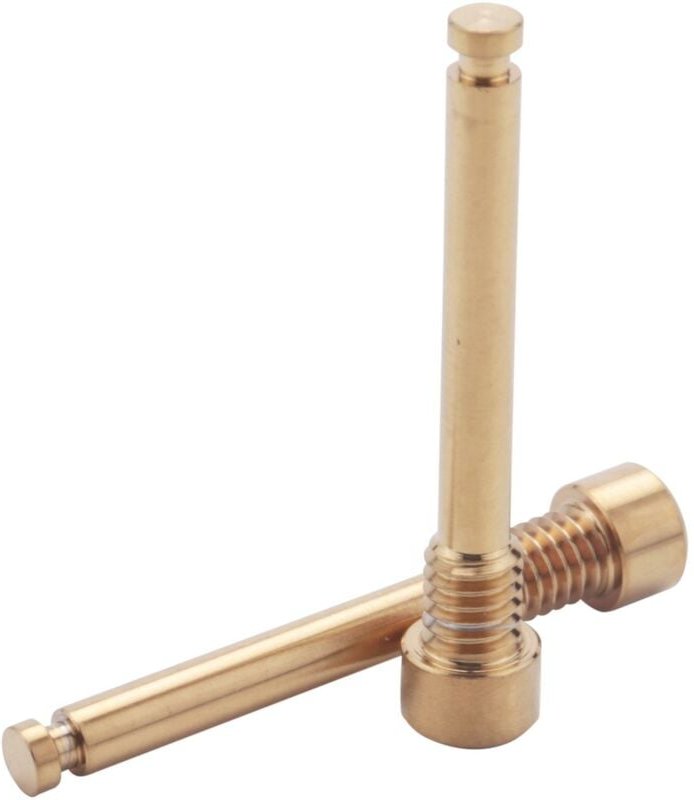 Woosien - Titanschrauben für Fahrrad-Scheibenbremsbelag, Gewindestifteinsätze, Schraube für R-Hydraulik-Scheibensattel-