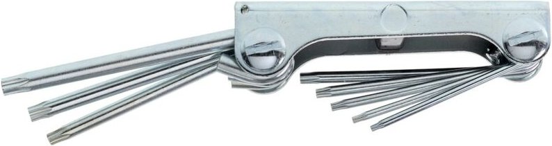 Scl 43 TX-80 Winkelschraubendreher-Satz im Clip 8-teilig tx T9-T40