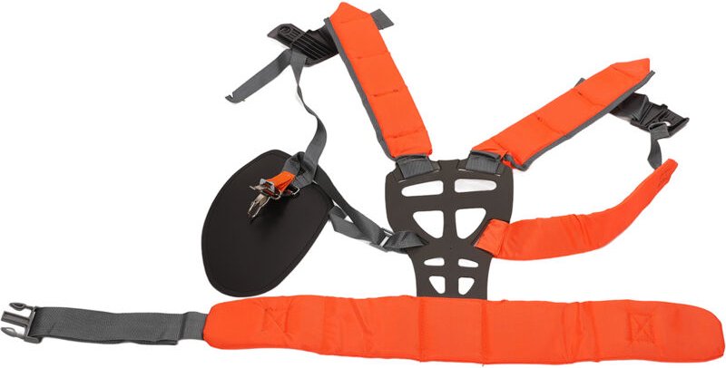 Bequemer, gepolsterter Doppelschultergurt, verstellbarer Schultergurt für Glühfadentrimmer, flexibler Nylon-Oxford-Stoff...