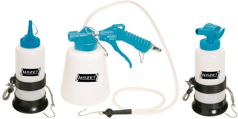 Pneumatischer Bremsen-Entlüftungs Satz, Anzahl Werkzeuge: 3 - Hazet