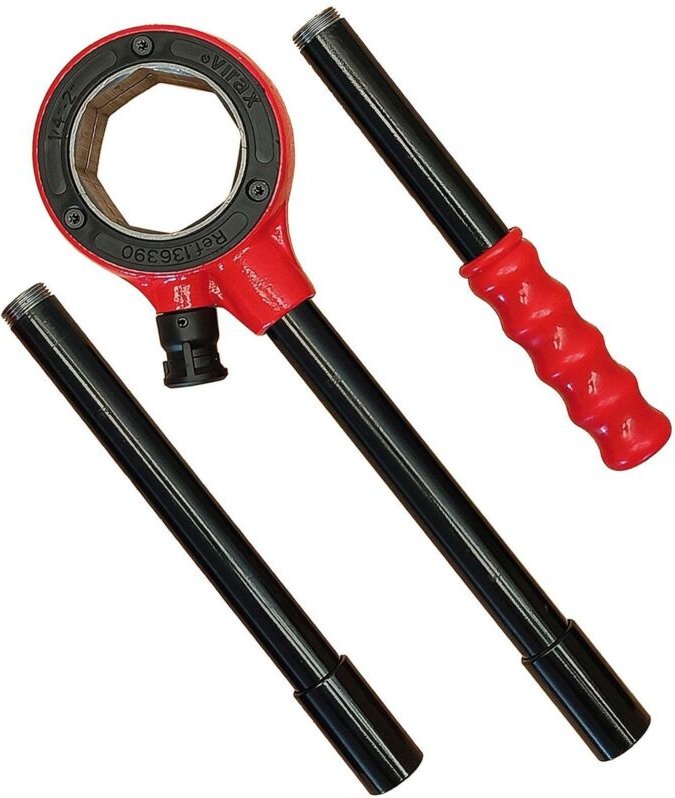 VIRAX 1 Dreigliedriger Arm + 1 Führungen 1 Ratsche 1.1/2-2" - 136392