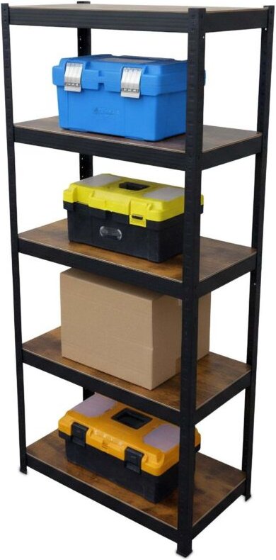 Schwerlast-Stahlregal, verstellbar, 180 x 60 x 30 cm