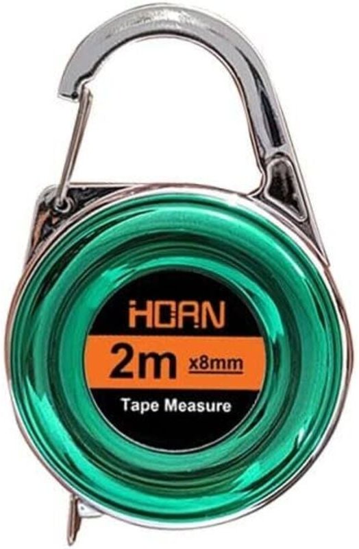 Mini-Schlüsselanhänger-Maßband, 2 m langes Stahl-Maßband, dünnes kleines Stahl-Maßband-Lineal, Mehrzweck-Maßband, Gesche...