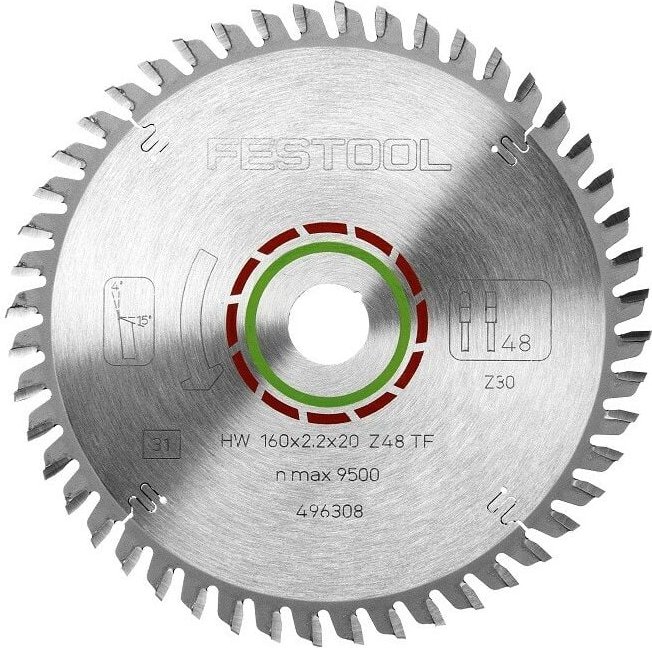 Spezial-Sägeblatt 160x2,2x20 TF48 - Festool