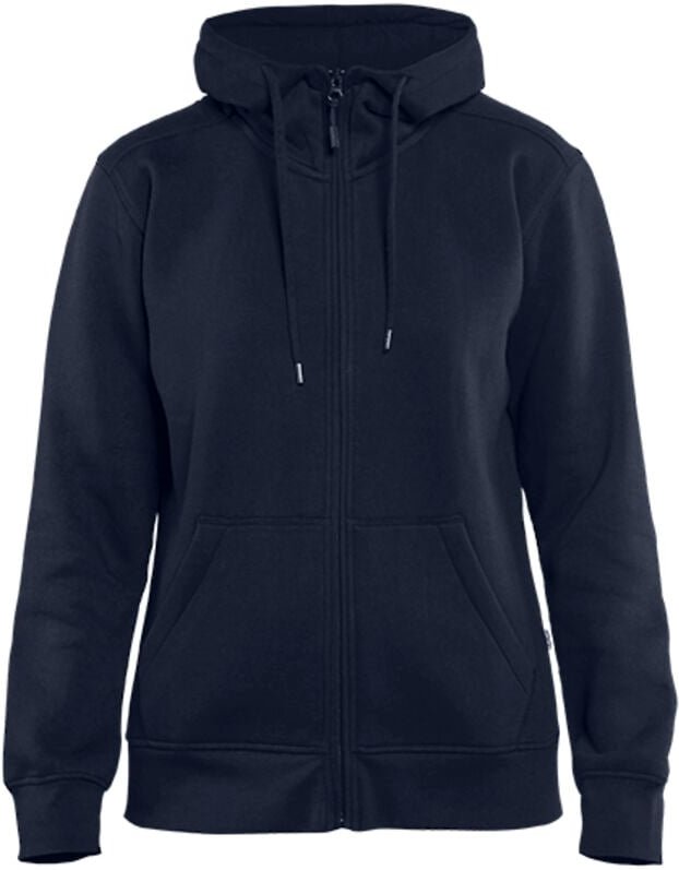 Arbeitskapuzenpullover mit Reißverschluss für Damen 3395 - Marine L