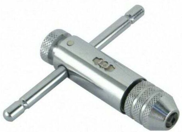 Ratschen-Gewindebohrerhalter für die Größen 5 bis 12 (Linksgewinde)