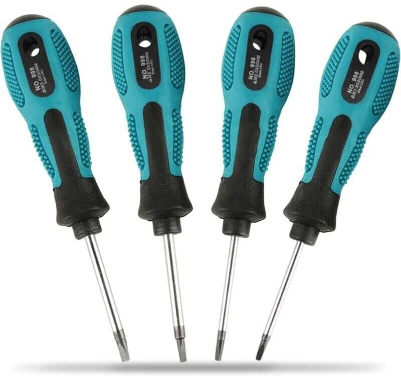 4-teiliges Tri-Wing-Schraubendreher-Set, multifunktionaler magnetischer Präzisionsschraubendreher Typ y, 3 mm, 4 mm, 5 m...