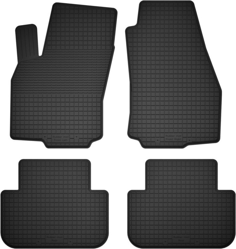 Gummi-Automatten, 4er-Set, Universalmodell: Fiat 500L Minivan (2012-)