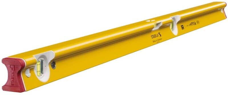 Stabila - Wasserwaage Type r 300, Alu R-Profil, stoßdämpfende Endkappen, 61-244 cm, Ausführung: 122 cm