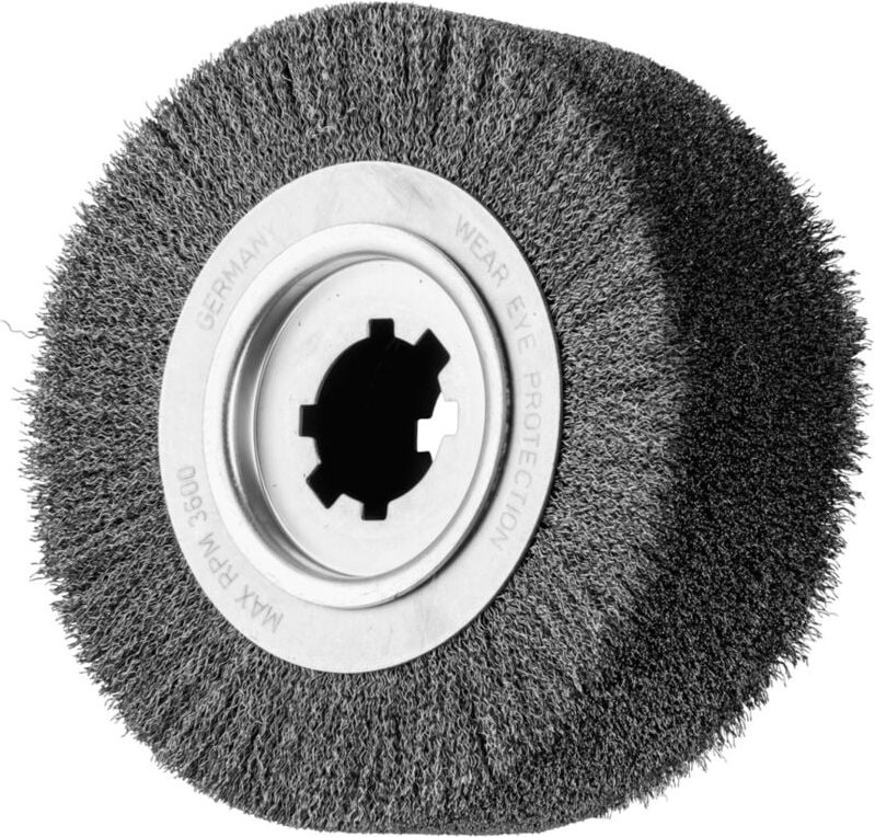 PFERD TOOLS Entgratbürste ungezopft RBU Ø 250x80x50,8 mm Bohrung Stahl-Draht-Ø 0,35 mm stationär