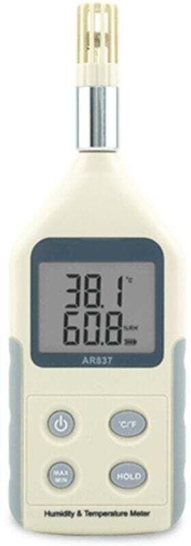 Industrielles digitales Thermometer-Hygrometer, Temperatur -10 °C bis 50 °C, relative Luftfeuchtigkeit 5 % bis 98 % rF, ...