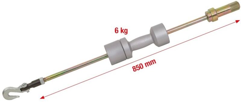 Ks Tools Universal-Gleithammer, inkl. Zughaken und Adapter