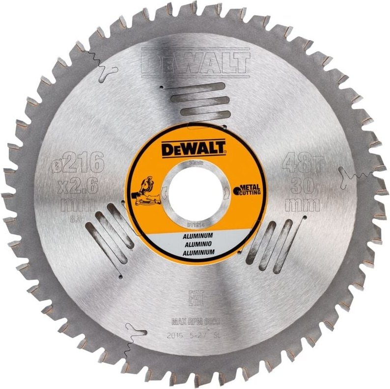 Kreissägeblatt stationär 216/30 mm 48TFZ - Dewalt