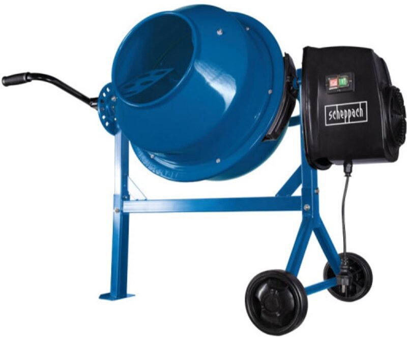 Betonmischer Betonmischmaschine Mörtelmischer 63l 220w Scheppach Mix65