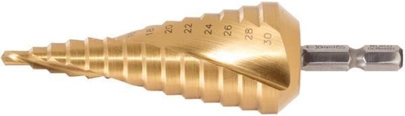 Ks Tools HSS-TiN Stufenbohrer,Ø 5-28mm, 7 Stufen - 330.2356