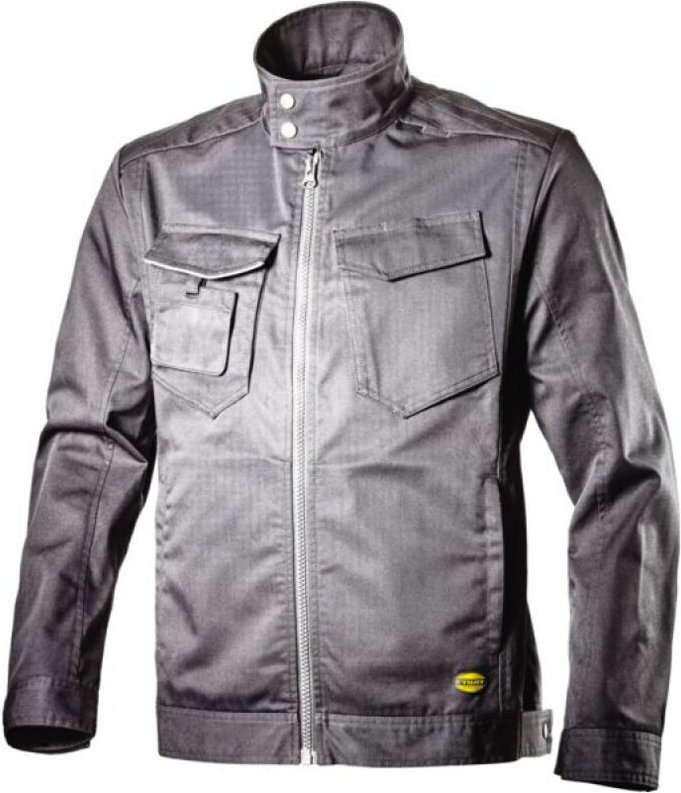 Grauer Metallischer Blouson Tl