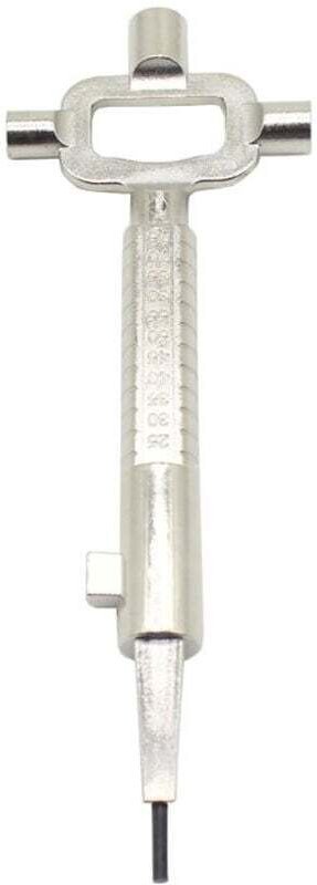 Stück Multifunktions-Konstruktionsschlüssel, Vierkantschlüssel, Multifunktions-Architektenschlüssel aus Metall, Architek...